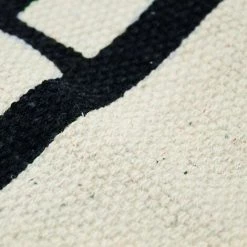 THEDECOFACTORY COTTON ALPHA - <p>Tapis Enfant Imprimé Alphabet Et Chat 120x170 - Beige -Tapis et paillasson Soldes 16741324 3