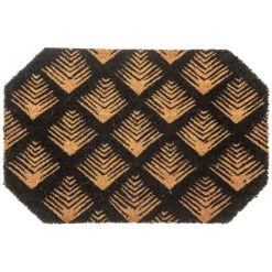 Five - Tapis Paillasson En Coco 40 X 60 Cm - Noir/Marron