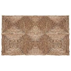 AUBRY GASPARD Tapis Rectangulaire En Jonc 240 X 150 Cm Marron - Marron