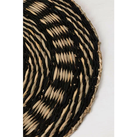 Set De Table Zenef SKLUM Jute - Noir 3 Set De Table Zenef SKLUM Jute - Noir – Image 3