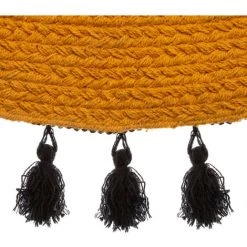 Atmosphera - Tapis Décoratif Ocre En Coton D 120 Cm - Ocre 7 Atmosphera - Tapis Décoratif Ocre En Coton D 120 Cm - Ocre -Tapis et paillasson Soldes 18048210 3