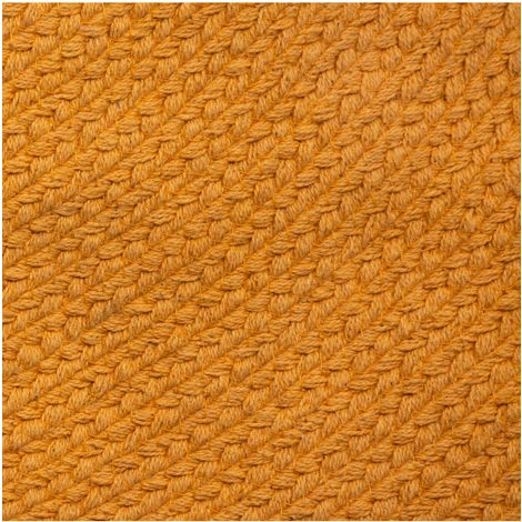 Atmosphera - Tapis Décoratif Ocre En Coton D 120 Cm - Ocre 4 Atmosphera - Tapis Décoratif Ocre En Coton D 120 Cm - Ocre – Image 4
