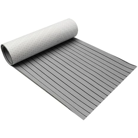 INSMA Rouleau Tapis Adhésif Pour Yacht EVA Mousse Decking Bateau Gris 240 X 45 X 0.6 Cm 2 INSMA Rouleau Tapis Adhésif Pour Yacht EVA Mousse Decking Bateau Gris 240 X 45 X 0.6 Cm – Image 2