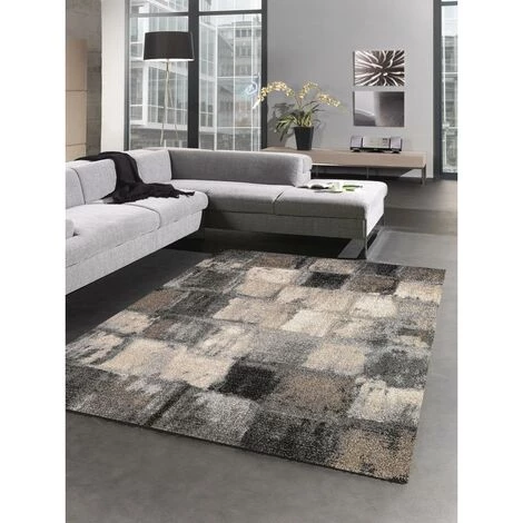 DEZENCO Tapis Salon 60x110 Cm Rectangulaire CARREAULEGANT 01 Gris Entrée Adapté Au Chauffage Par Le Sol - Gris 3 DEZENCO Tapis Salon 60x110 Cm Rectangulaire CARREAULEGANT 01 Gris Entrée Adapté Au Chauffage Par Le Sol - Gris – Image 3