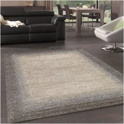 DEZENCO Tapis Salon 60x110 Cm Rectangulaire UNILEGANT Marron Entrée Adapté Au Chauffage Par Le Sol - Marron