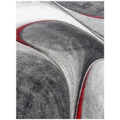 DEZENCO Tapis Salon 80x150 Cm Rectangulaire GARCA Rouge Chambre Adapté Au Chauffage Par Le Sol -Tapis et paillasson Soldes 18382025 4