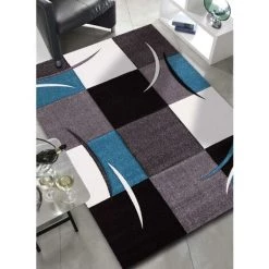 JADOREL Tapis Salon 80x150 Cm Rectangulaire ABSTRATA Bleu Chambre Adapté Au Chauffage Par Le Sol - Bleu 9 JADOREL Tapis Salon 80x150 Cm Rectangulaire ABSTRATA Bleu Chambre Adapté Au Chauffage Par Le Sol - Bleu -Tapis et paillasson Soldes 18382273 5