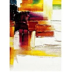 DEZENCO Tapis Salon 80x150 Cm Rectangulaire JOLIA 3 Crème Chambre Adapté Au Chauffage Par Le Sol - Crème -Tapis et paillasson Soldes 18385123 3