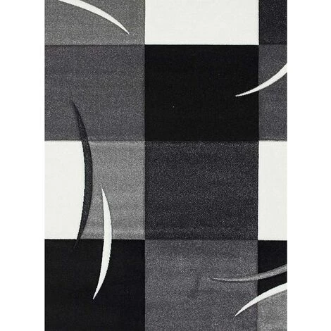 DEZENCO Tapis Salon 160x230 Cm Rectangulaire DIAVIRGULE Gris Salon Adapté Au Chauffage Par Le Sol - Gris 3 DEZENCO Tapis Salon 160x230 Cm Rectangulaire DIAVIRGULE Gris Salon Adapté Au Chauffage Par Le Sol - Gris – Image 3