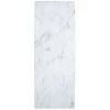 THEDECOFACTORY MARBRE VINYLE - <p>Tapis De Cuisine Imprimé Marbre 45x120 - Blanc