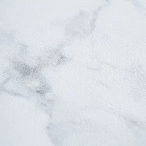 THEDECOFACTORY MARBRE VINYLE - <p>Tapis De Cuisine Imprimé Marbre 45x120 - Blanc 4 THEDECOFACTORY MARBRE VINYLE - <p>Tapis De Cuisine Imprimé Marbre 45x120 - Blanc – Image 4