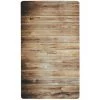 THEDECOFACTORY WOODY VINYLE - <p>Tapis De Cuisine Imprimé Bois Marron 45x75 - Marron