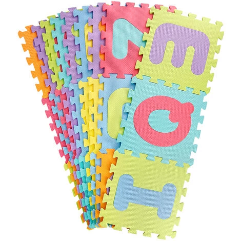 WYCTIN Hofuton Puzzle Tapis Mousse Bébé, 32 Pièces, Tapis De Jeu Très Résistant Pour Enfants, Alphabets & Chiffres 2 WYCTIN Hofuton Puzzle Tapis Mousse Bébé, 32 Pièces, Tapis De Jeu Très Résistant Pour Enfants, Alphabets & Chiffres – Image 2