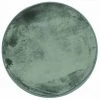 THEDECOFACTORY FLANELLE - <p>Tapis Rond Extra-doux Effet Velours Vert Foncé Diam.70 - Vert