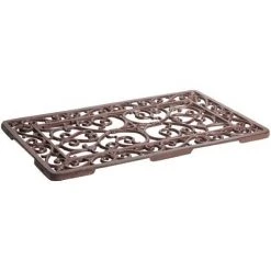 BISCOTTINI Pailasson En Fonte, Rouillie Veillie L58xPR34xH1,5 Cm