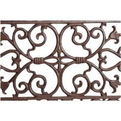 BISCOTTINI Pailasson En Fonte, Rouillie Veillie L58xPR34xH1,5 Cm 8 BISCOTTINI Pailasson En Fonte, Rouillie Veillie L58xPR34xH1,5 Cm -Tapis et paillasson Soldes 18526738 4