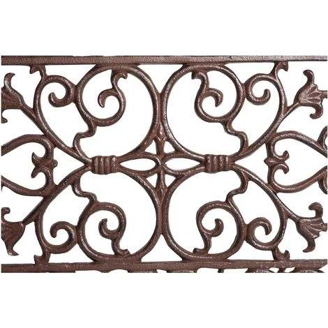 BISCOTTINI Pailasson En Fonte, Rouillie Veillie L58xPR34xH1,5 Cm 4 BISCOTTINI Pailasson En Fonte, Rouillie Veillie L58xPR34xH1,5 Cm – Image 4