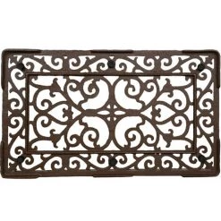 BISCOTTINI Pailasson En Fonte, Rouillie Veillie L58xPR34xH1,5 Cm 9 BISCOTTINI Pailasson En Fonte, Rouillie Veillie L58xPR34xH1,5 Cm -Tapis et paillasson Soldes 18526738 5