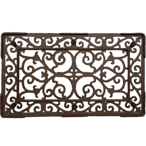 BISCOTTINI Pailasson En Fonte, Rouillie Veillie L58xPR34xH1,5 Cm 5 BISCOTTINI Pailasson En Fonte, Rouillie Veillie L58xPR34xH1,5 Cm – Image 5