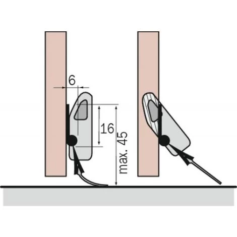 ELLEN Plinthe Automatique Pose En Applique Port-O-Mat 3 Longueur 103 Cm 3 ELLEN Plinthe Automatique Pose En Applique Port-O-Mat 3 Longueur 103 Cm – Image 3