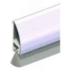 ELLEN Profil De Bas De Porte En PVC, Habillage Inox Avec Brosse En 1 Ml