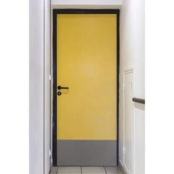 WATTELEZ Plaque De Protection De Bas De Porte Adhésive, 930 X 350 Mm Finition Gris