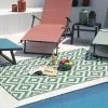 RED DECO Tapis D'extérieur Réversible MADAGASCAR Vert 180x90cm - Vert