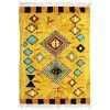 THEDECOFACTORY BERBERE COLOR - <p>Tapis 100 % Coton Esprit Berbère Jaune 160x230 - Jaune