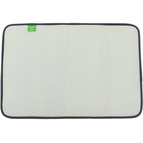 INSMA Tapis Mémoire De Toison De Corail 40x60 Cm Tapis Salle De Bain Et Cuisine Gris 4 INSMA Tapis Mémoire De Toison De Corail 40x60 Cm Tapis Salle De Bain Et Cuisine Gris – Image 4
