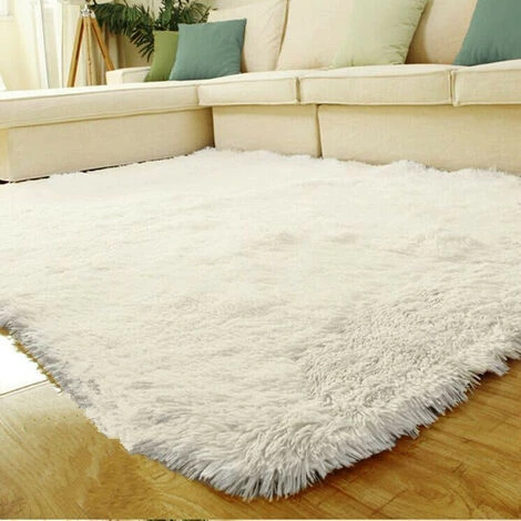 INSMA Tapis Anti-Derapant En Peluche Microfibre Pour Maison Beige 4 INSMA Tapis Anti-Derapant En Peluche Microfibre Pour Maison Beige – Image 4