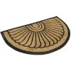CASAME Paillasson D'entrée Demi-lune En Coco Bouclée 45 X 75cm - Casâme - Marron