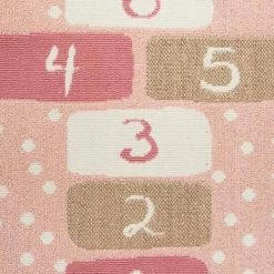 ATMOSPHERA FOR KIDS Tapis De Chambre Marelle Fille Rose Atmosphera