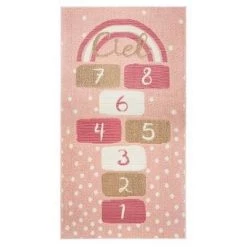 ATMOSPHERA FOR KIDS Tapis De Chambre Marelle Fille Rose Atmosphera -Tapis et paillasson Soldes 19307859 3