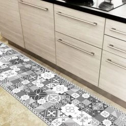 99DÉCO Ciment Style Gris | Tapis Vinyle Imprimé, CIMENT STYLE GRIS – L120xH50cm 99deco