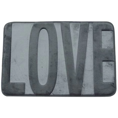 KINGSO Tapis Mémoire De Toison De Corail 40x60 Cm Tapis Salle De Bain Et Cuisine Gris 2 KINGSO Tapis Mémoire De Toison De Corail 40x60 Cm Tapis Salle De Bain Et Cuisine Gris – Image 2