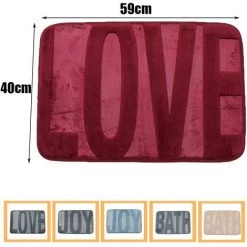 KINGSO Tapis Mémoire De Toison De Corail 40x60 Cm Tapis Salle De Bain Et Cuisine Gris 6 KINGSO Tapis Mémoire De Toison De Corail 40x60 Cm Tapis Salle De Bain Et Cuisine Gris -Tapis et paillasson Soldes 19382572 3