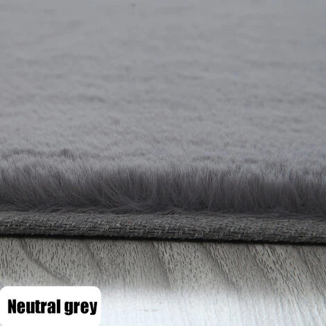 MOHOO Tapis Chambre Salon D'enfant Moquette Confortable Shaggy Velours Yoga Anti-dérapage 50x80cm Gris 2 MOHOO Tapis Chambre Salon D'enfant Moquette Confortable Shaggy Velours Yoga Anti-dérapage 50x80cm Gris – Image 2