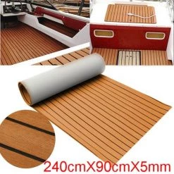 KINGSO 240X90Cm Marine Bateau Tapis Eva Teak Tack Decking Feuille Yacht Sheet Colle 5Mm 9 KINGSO 240X90Cm Marine Bateau Tapis Eva Teak Tack Decking Feuille Yacht Sheet Colle 5Mm -Tapis et paillasson Soldes 19510923 5
