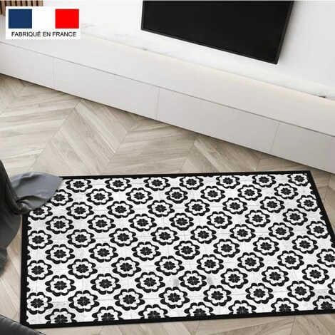 Tapis Cuisine En Vinyle Pvc Tarkett 80x120 Pour Sol Cuisine Sous évier Ou Salle De Bains- Style Carreaux De Ciment Motif Madrid 3 Tapis Cuisine En Vinyle Pvc Tarkett 80x120 Pour Sol Cuisine Sous évier Ou Salle De Bains- Style Carreaux De Ciment Motif Madrid – Image 3