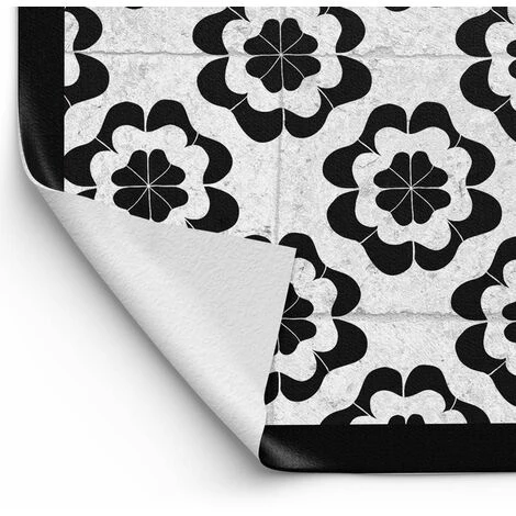 Tapis Cuisine En Vinyle Pvc Tarkett 80x120 Pour Sol Cuisine Sous évier Ou Salle De Bains- Style Carreaux De Ciment Motif Madrid 5 Tapis Cuisine En Vinyle Pvc Tarkett 80x120 Pour Sol Cuisine Sous évier Ou Salle De Bains- Style Carreaux De Ciment Motif Madrid – Image 5