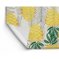 Tapis Décoration Vinyle Tarkett 80x120 Pour Salon Chambre Bureau - Style Tropical Motif Ananas -Tapis et paillasson Soldes 19760964 5