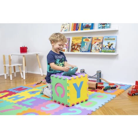KIDUKU® Puzzle Tapis Mousse Bébé, 86 Pièces, Tapis De Jeu Très Résistant Pour Enfants, Alphabets & Chiffres 3 KIDUKU® Puzzle Tapis Mousse Bébé, 86 Pièces, Tapis De Jeu Très Résistant Pour Enfants, Alphabets & Chiffres – Image 3