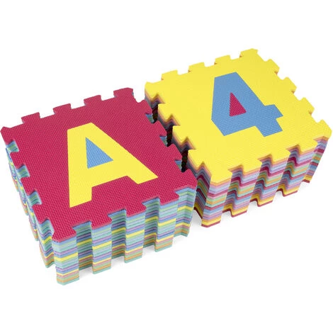 KIDUKU® Puzzle Tapis Mousse Bébé, 86 Pièces, Tapis De Jeu Très Résistant Pour Enfants, Alphabets & Chiffres 4 KIDUKU® Puzzle Tapis Mousse Bébé, 86 Pièces, Tapis De Jeu Très Résistant Pour Enfants, Alphabets & Chiffres – Image 4