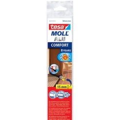 Brosse En Aluminium Pour Bas De Porte Sol Irregulier Tesa - Brun