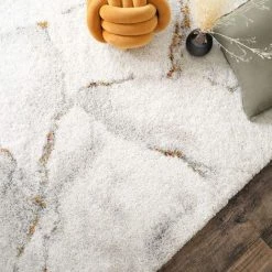 DÉCOWEB Tapis De Salon - Marbré Blanc - Veinage Couleur - 140 X 200 Cm 8 DÉCOWEB Tapis De Salon - Marbré Blanc - Veinage Couleur - 140 X 200 Cm -Tapis et paillasson Soldes 19902890 4