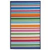 THEDECOFACTORY BIO LINE - <p>Tapis De Cuisine Antidérapant Avec Rayures Multi 60x40 - Multicolore