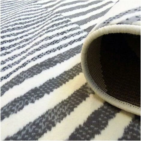 JADOREL Tapis Salon 60x110 Cm Rectangulaire DIAPO Gris Entrée Adapté Au Chauffage Par Le Sol - Gris 5 JADOREL Tapis Salon 60x110 Cm Rectangulaire DIAPO Gris Entrée Adapté Au Chauffage Par Le Sol - Gris – Image 5