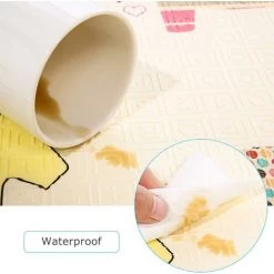 BETTER MAISON Tapis De Jeu Double Face Pour Bébé 200x180x1cm Tapis Bebe Pour Ramper Pliable, Tapis D'éveil De Sol Pour Enfants, Coussin De Pique-nique Et De Jeu En Plain Air #2 - Coloré -Tapis et paillasson Soldes 20099206 5