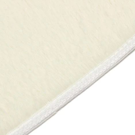 MOHOO 80x160cm Microfibre Anti-dérapant Tapis Pour Maison Décoration Blanc 3 MOHOO 80x160cm Microfibre Anti-dérapant Tapis Pour Maison Décoration Blanc – Image 3