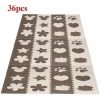 OOBEST 36PCS Café Bébé Mignon Mousse EVA Puzzle Tapis Ramper Jouet Jeux